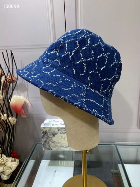 

beautiful style letters fisherman hat cowboy big - brimmed hat sunshade hat with label without box, Blue;gray