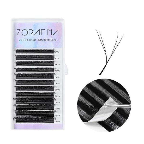 

false eyelashes zorafina yy makeup lashes eyelash extensions clusters 0.07