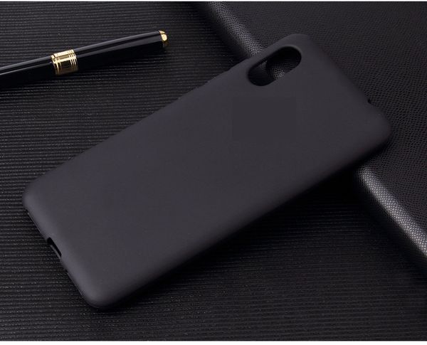 Hüllen für OnePlus 6 1+6, Silikon-TPU-Softcase, One Plus 6, ultradünn, matt, einfarbig, für OnePlus 6, Rückseite