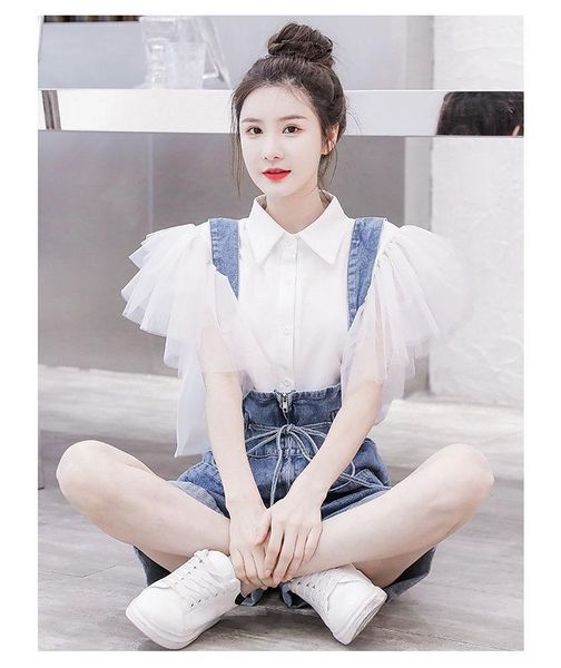 

women's shorts 2021 fashion clothing two-piece suit, White;black