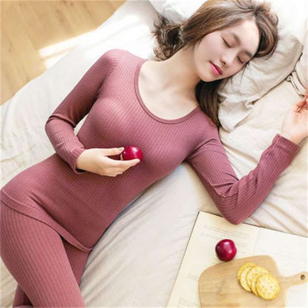 

keep warm in and winter, show thin, thread slim, shape thin underwear, heating fiber bear suit, constant temperature autumn clothes, Black;pink