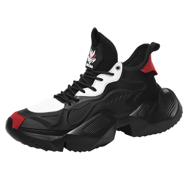 

boots high fashion men's sock sneakers men casual shoes breathable non-slip comfortable footwear trend zapatillas x023, Black