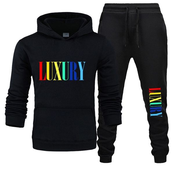

men's hoodies.. men's hoodie suit fashion outdoor leisure printed coat, Black