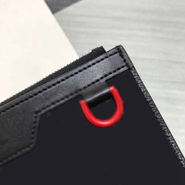 

women wallet men long wallet leather canvas credit card holder women wallets female fashion casual man clutch pocket purse, Red;black