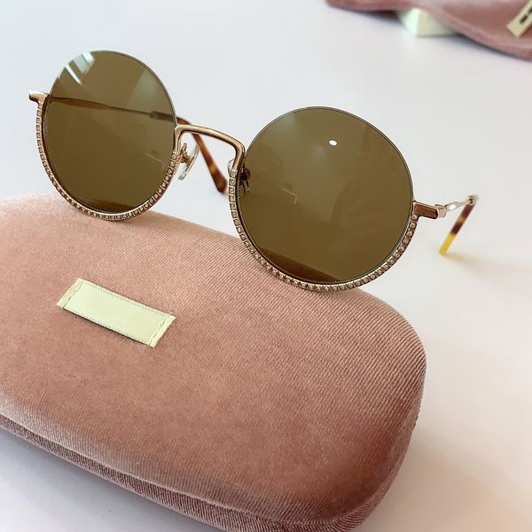 

75% off outlet store online s-roqim fashion 2021 new round frame personalized sunglasses female metal male sunglasses 69u (with box), White;black