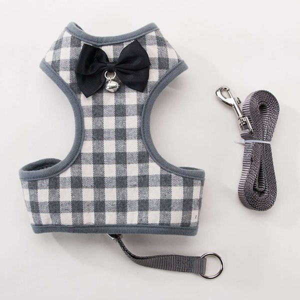 

pet gentleman collar with bell waistcoat traction rope