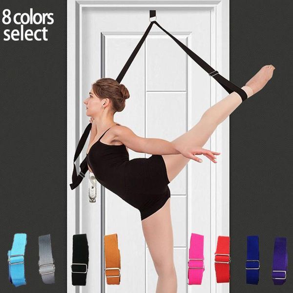 

gymnastics yoga flexibility legs stretch belt door flexibility stretching legs stretcher strap for ballet cheer dance