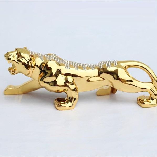 

interior decorations zinc alloy metal car tiger decoration ornament
