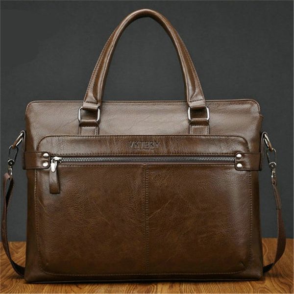 

2019 new fashion men's leather bag