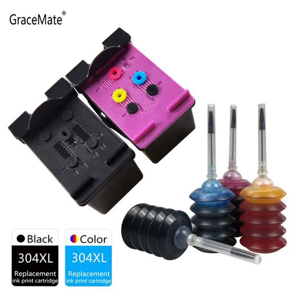 

gracemate 304xl ink cartridge replacement for 304 xl 304 deskjet 2620 2630 2632 3730 3732 3758 envy 5030 5032 5034 5052