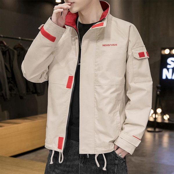 

men's jackets autumn coat 2021 spring and casual jacket, Black;brown