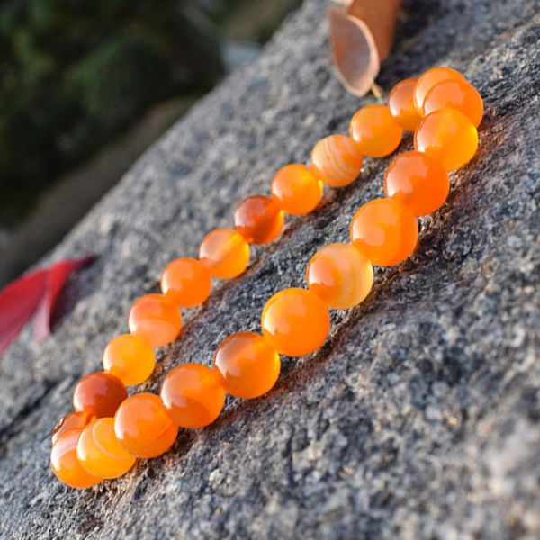 

charm bracelets 8mm mult-color striped agates women men couple lovers handmade beaded jewelry pulsera, Golden;silver