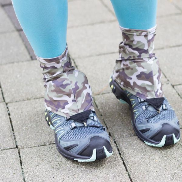 

arm & leg warmers speedsheer lightweight breathable hiking trail running gaiters, Black