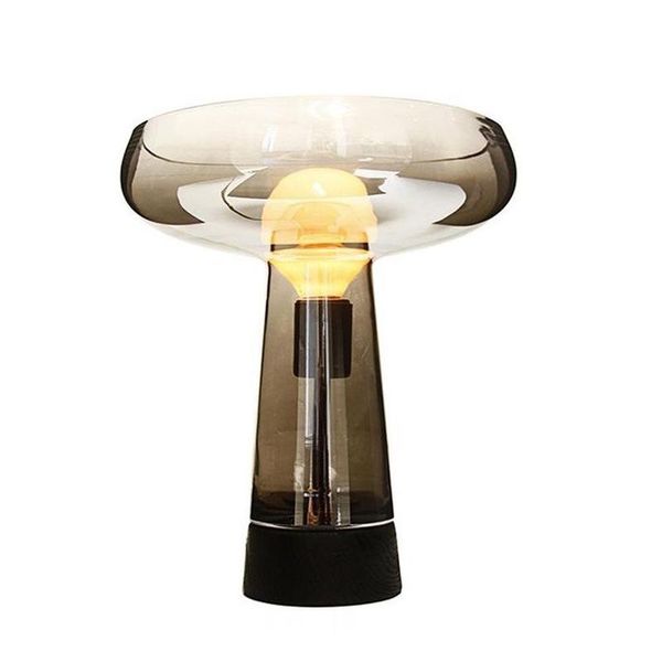 

modern minimalist living room glass table lamp creative personality bedside bedroom study model room table lamp