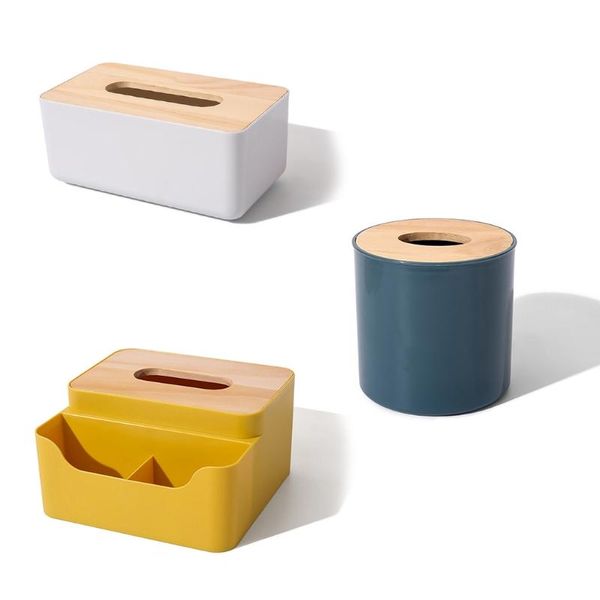 

tissue boxes & napkins h051 box roll paper storage container creative remote control case for home bedroom bathroom coffee table
