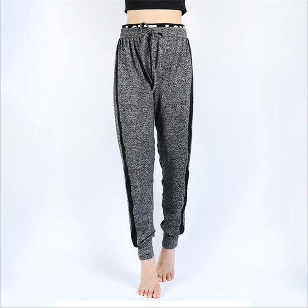 

yoga outfits #2040 women ladies sports training high waist loose gym jogging dancing hiking pants wicking trousers 2 colors size s-xxl, White;red