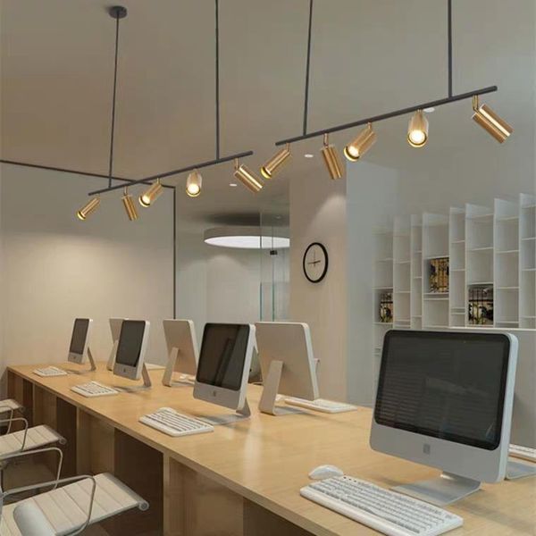 

downlights nordic lanp decoration living room dining clothing shop background wall modeling bar simple track spotlight
