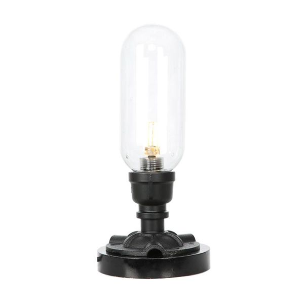 

table lamps american vintage glass lamp led g4 ac85-265v switch button eu us warm light white for bedroom bedside lighting