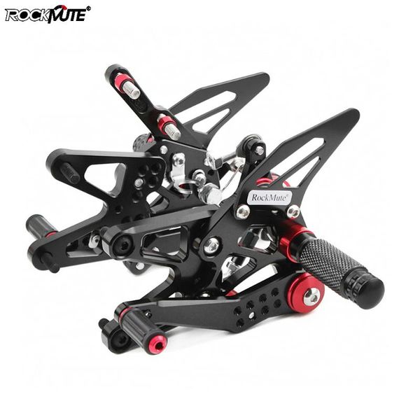 

pedals cnc aluminum adjustable rearsets for daytona 675/ r 2013 2014 2021 motorcycle rear sets foot pegs