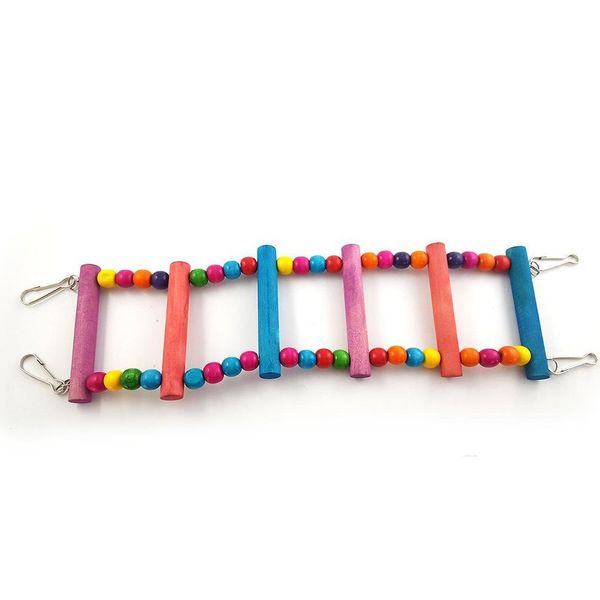 

colored bird ladder parrot swings bird toys cage accessories for cockatiel conure parakeet s jlltkj jhhome