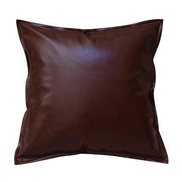 

cushion/decorative pillow multiple sizes covers pu leather cushion cover solid color pillowcases for home el decorative throw sofa