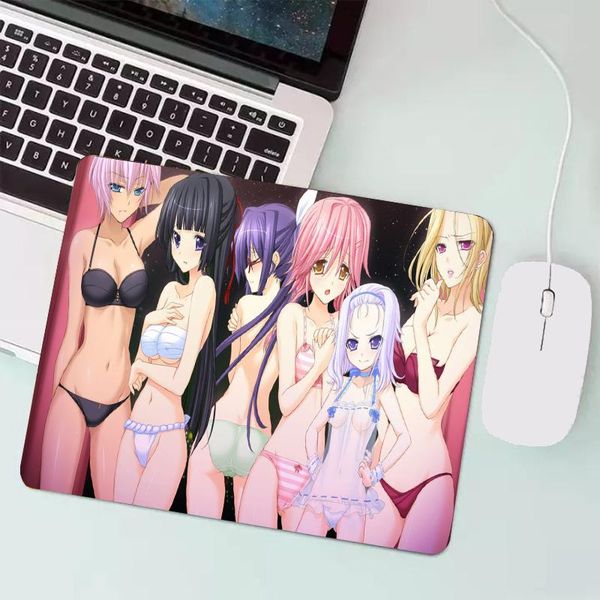 

mouse pads & wrist rests anime cute pad game lock side console computer desk keyboard 22x18cm customizat