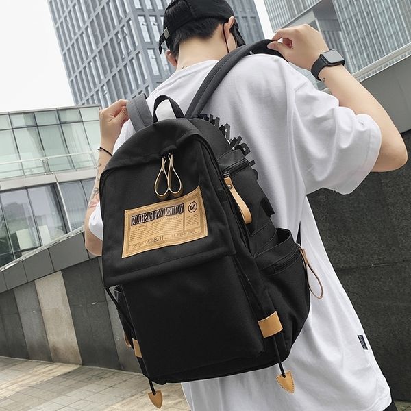 2021 new schoolbag for junior high students backpack senior travel bag college