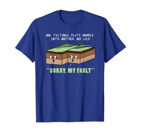 

funny earthquake sorry my fault t shirt for science teacher, White;black