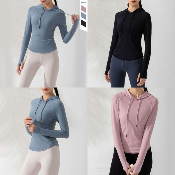 

new sports hoodie slim tight elastic quick drying yoga suit running long sleeve fitness camp capris casual pants sweatpants women, Black;white