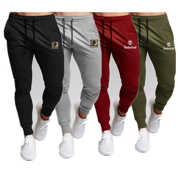 

running pants -selling men's casual spring and autumn fashion slim sports fitness jogging trousers 2021, Black;blue