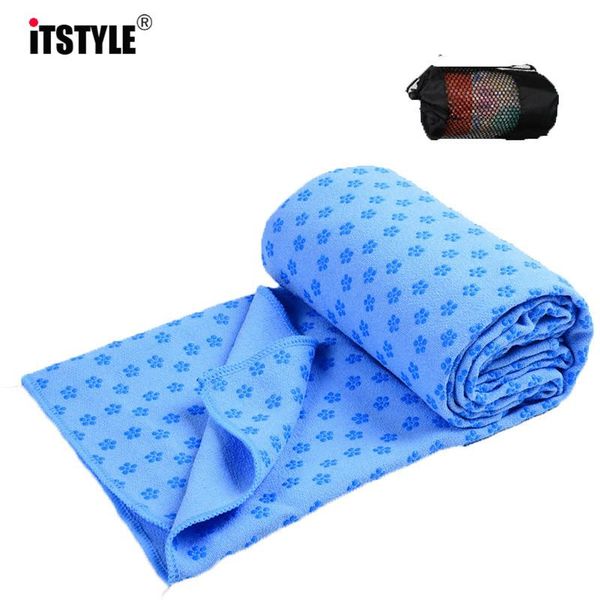 

yoga mats itstyle 4mm environmental anti-slip point mat ultrafine fiber towel