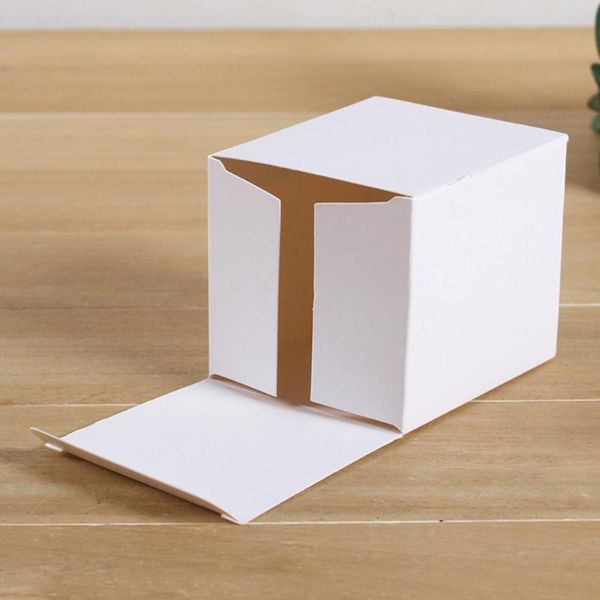 

10pcs white gift boxes square packaging box folding carton case for craft cupcake (12 x 12 x 12)