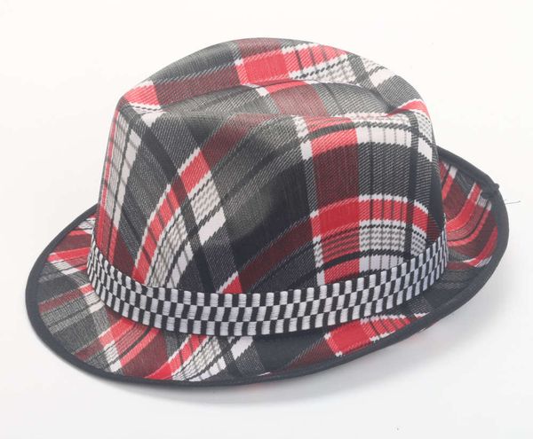 

straw hat lady plaid jazz panama hat man summer straw parent child woollen, Yellow