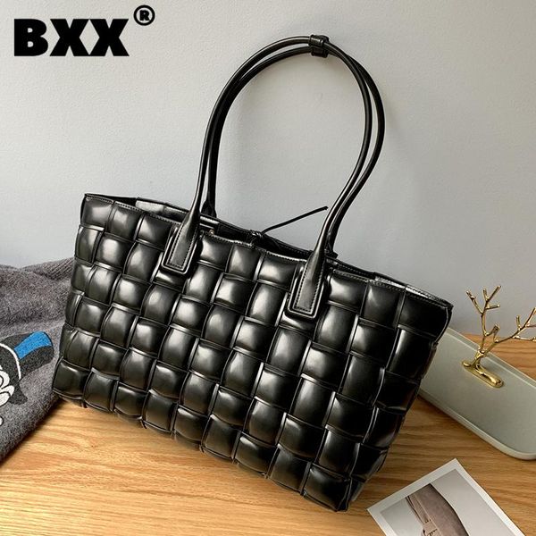 

evening bags [bxx] woman brief luxury weave elegant handbag pu leather all-match crossbody shoulder bag fashion tide autumn 2021 gf0701