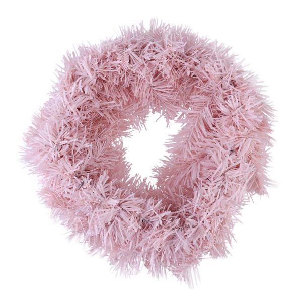 

1pc xmas artificial wreath festival wall garland ornament (without ornament)