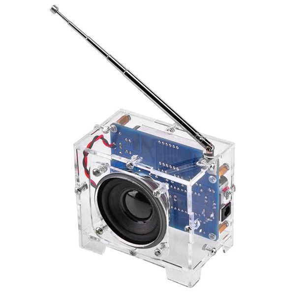 

radio diy kit production electronic digital display broadcasting parts fm