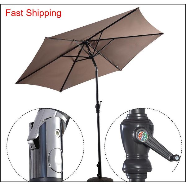 

9ft patio umbrella patio market steel tilt w/ cra qylxbb dh_seller2010