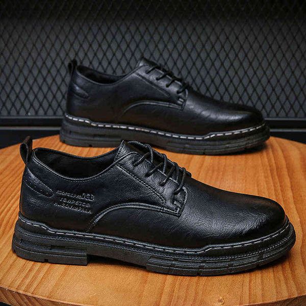 

dress shoes fashion trend sneakers casual low outdoor runing men flats classic trendy 220223, Black