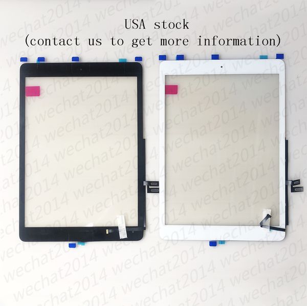 

50pcs touch screen glass panel with digitizer for ipad 7 7th 8 8th 2019 2020 a2197 a2200 a2198