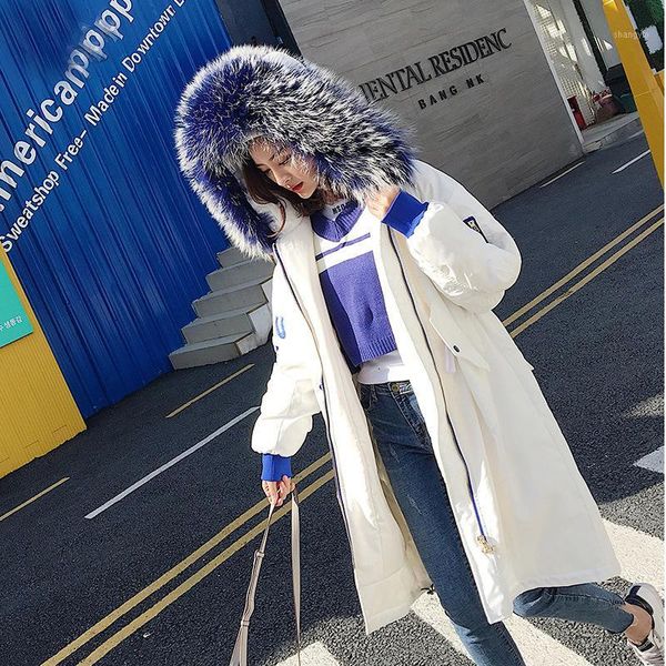 

2018 new arrival long solid slim thick full casual letter down coats woman casual down coats women parkas jacket feathe1, Black