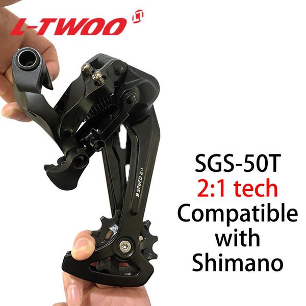 

bike derailleurs ltwoo a5 a7 9/10 speed 50t ultegra rear derailleur for mountain sgs long cage 10v bicycle