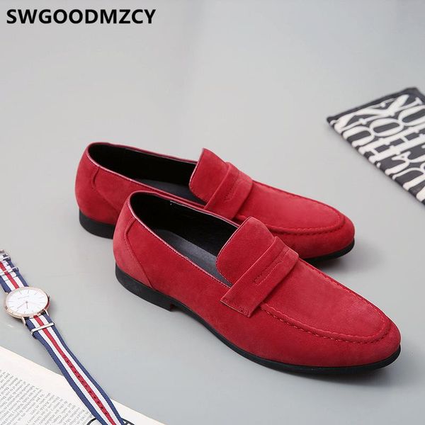 

dress shoes formal men classic italian mens loafers coiffeur office for 2021 sepatu slip on pria plus size 48, Black