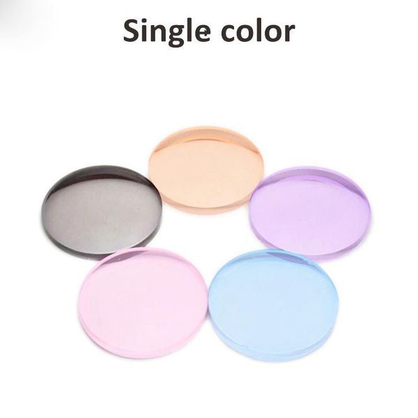 

sunglasses frames 1.56 1.61 1.67 prescription tinted dyeing series cr-39 resin optical glasses lenses myopia hyperopia lens for 2 pcs, Silver