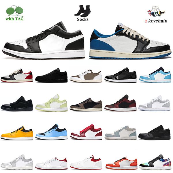 

1s low women mens basketball shoes fragment cactus jacks black white junpman 1 sneakers carbon fiber all-star smoke grey elephant hyper roya