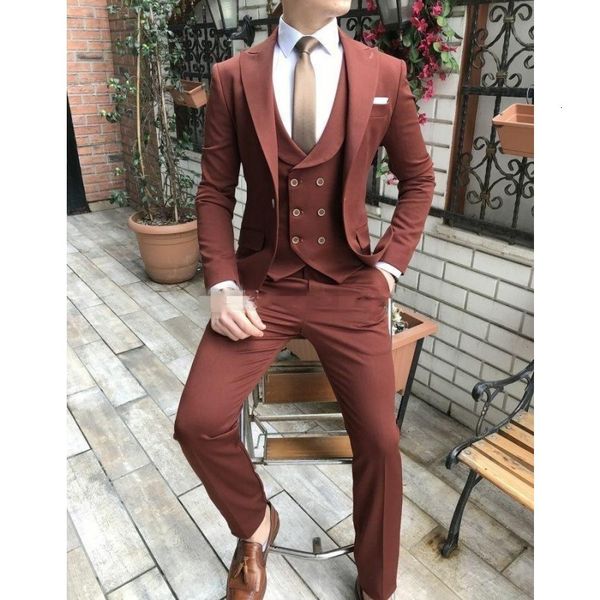 

men's suits & blazers custom made more recent male wedding design spike lapel suits three business pieces groom tuxedo (jacket + pants, White;black