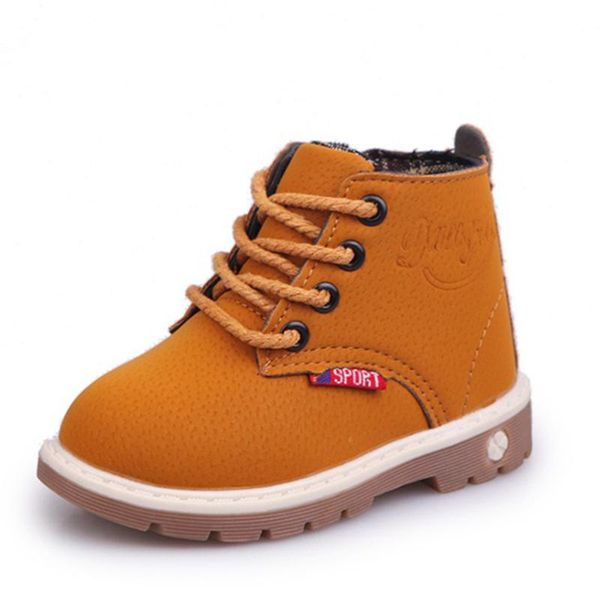 

new winter fashion boys girls casual plush cashmere warm boots autumn anti-skid chlidren kids boots, Black;grey