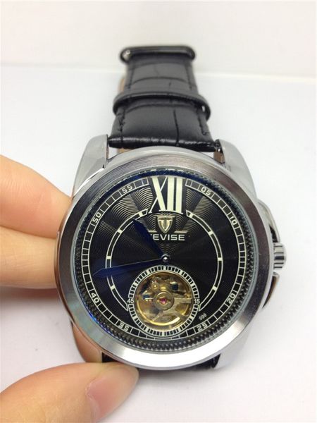 Модный стиль Tevise мужские часы роскошные механические автоматические часы для мужчин маховик черное лицо te16