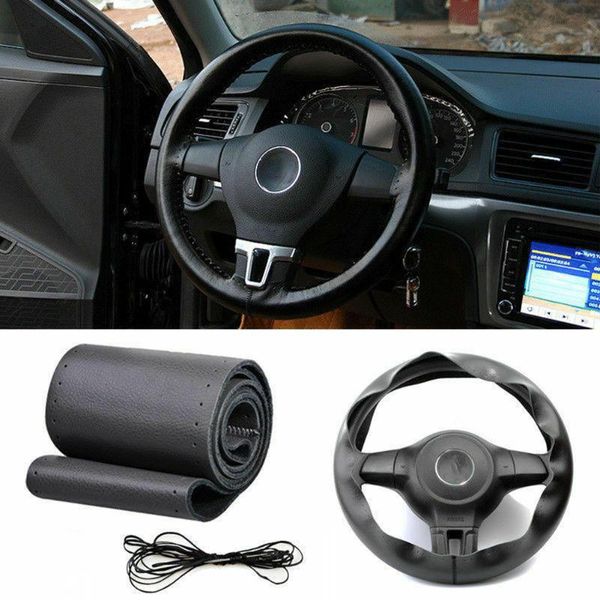 

steering wheel covers 37-38cm cover accessory car diy decoration genuine grip needles