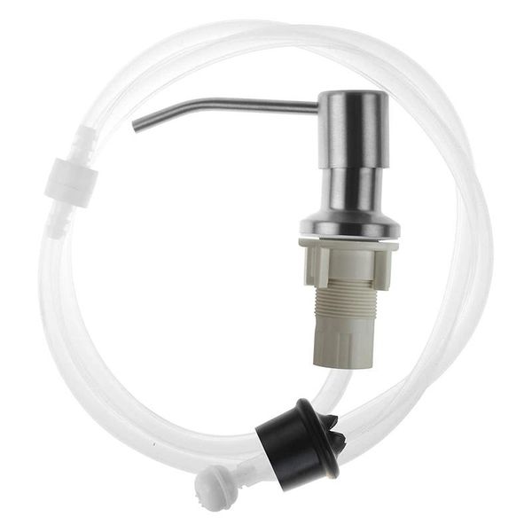 

liquid soap dispenser for kitchen sink and tube set, 47-inch is directly connected to teh bottle