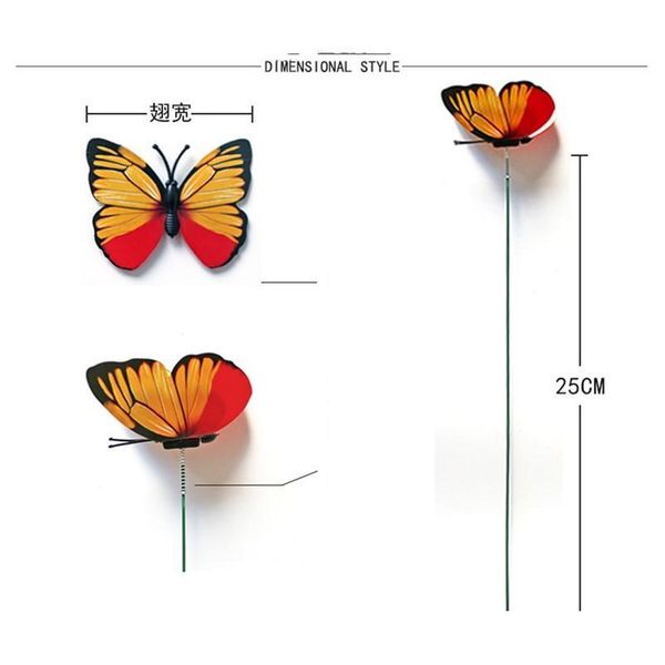 

bunch of butterflies garden yard planter colorful whimsical butterfly stakes decoracion outdoor decor flower pots de jllpkn